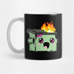 Kawaii Dumpster Fire Mug